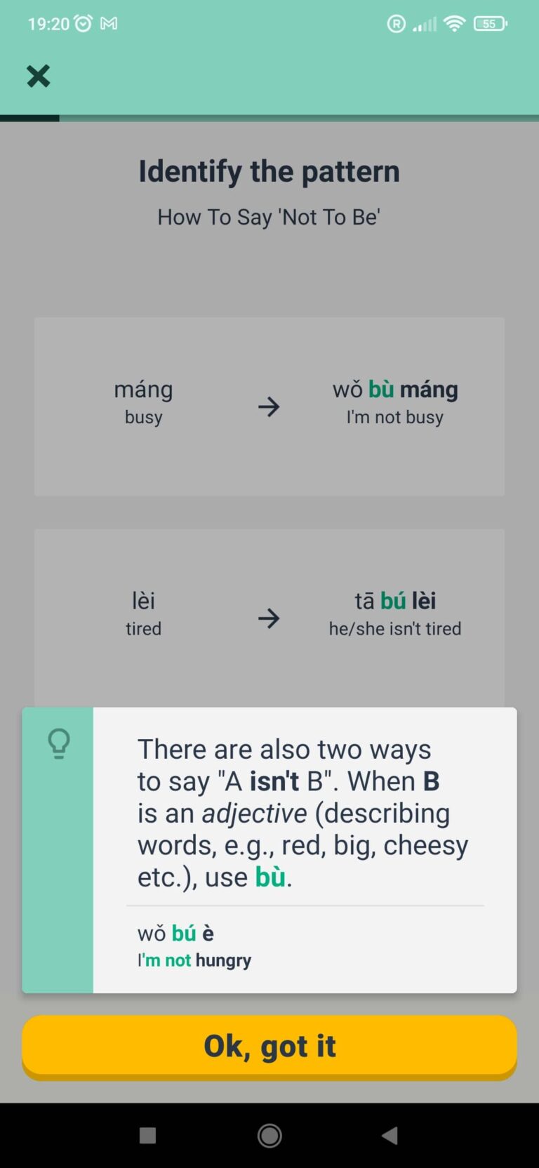 Memrise ukázka tip